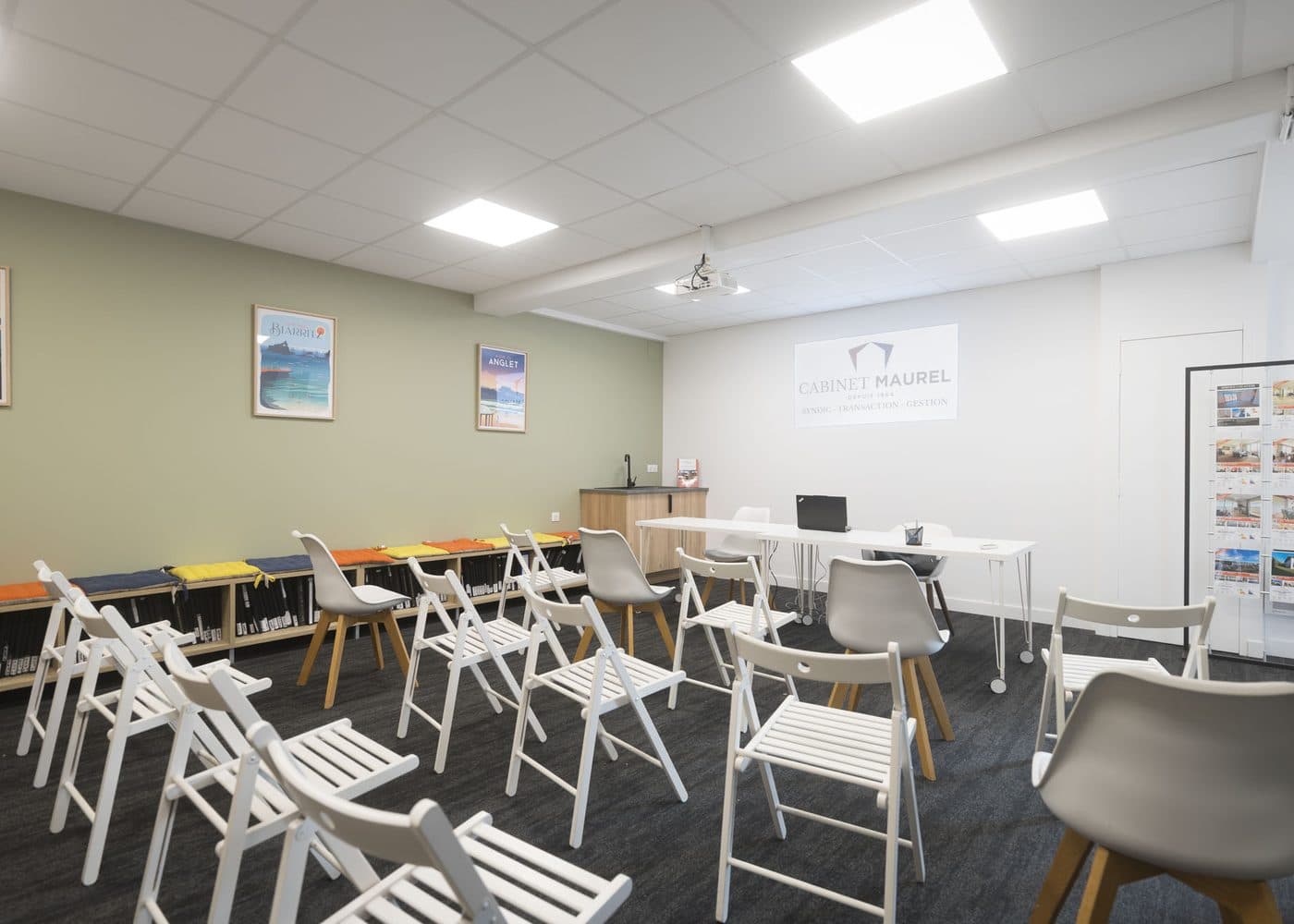 La salle de réunion de 55 m² du Cabinet Maurel